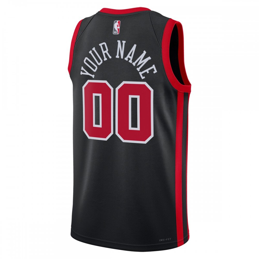 Chicago Bulls Unisex 2023/24 Custom Swingman Jersey - Black - City Edition-Pro Kit Vault | Brand New 26/27 Sports Jerseys